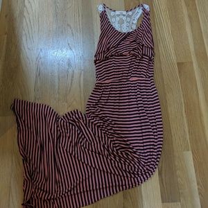 FINAL PRICE Pink Rose maxi dress